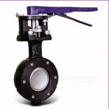 Wafer Type High Performance Butterfly Valve with Handlever (BV-007)